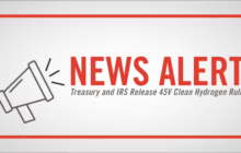 Treasury Department and IRS Release 45V Clean Hydrogen Rule