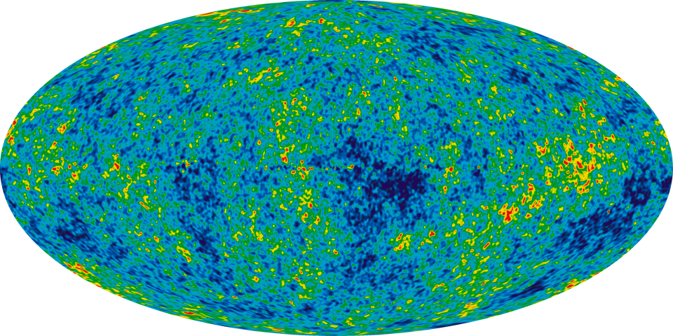 A speckled map of the visible universe.