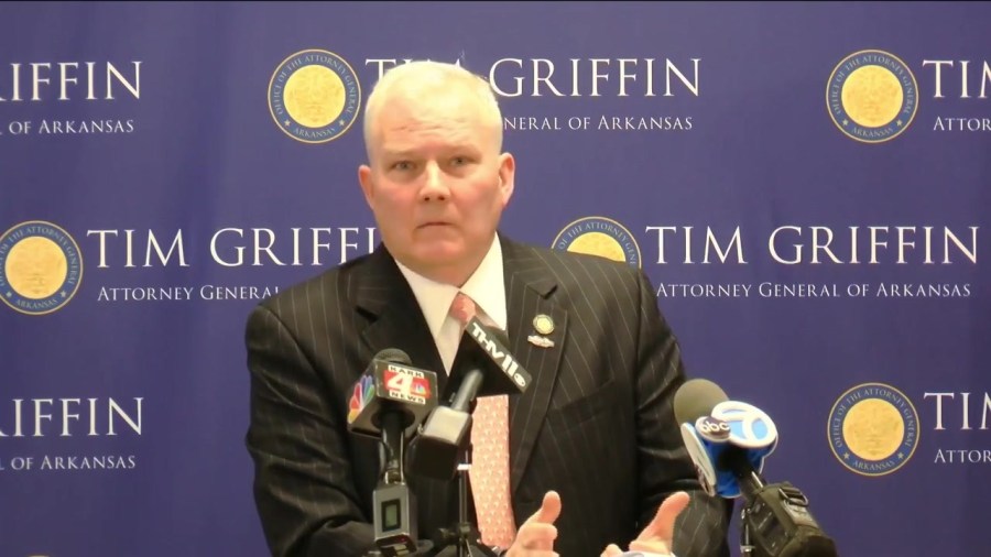 Arkansas Attorney General Tim Griffin sues tree service for tornado cleanup price gouging