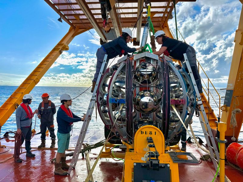 High-energy cosmic neutrino detected under Mediterranean Sea