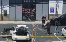 Man charged in Molotov cocktail attack on Teslas in Las Vegas