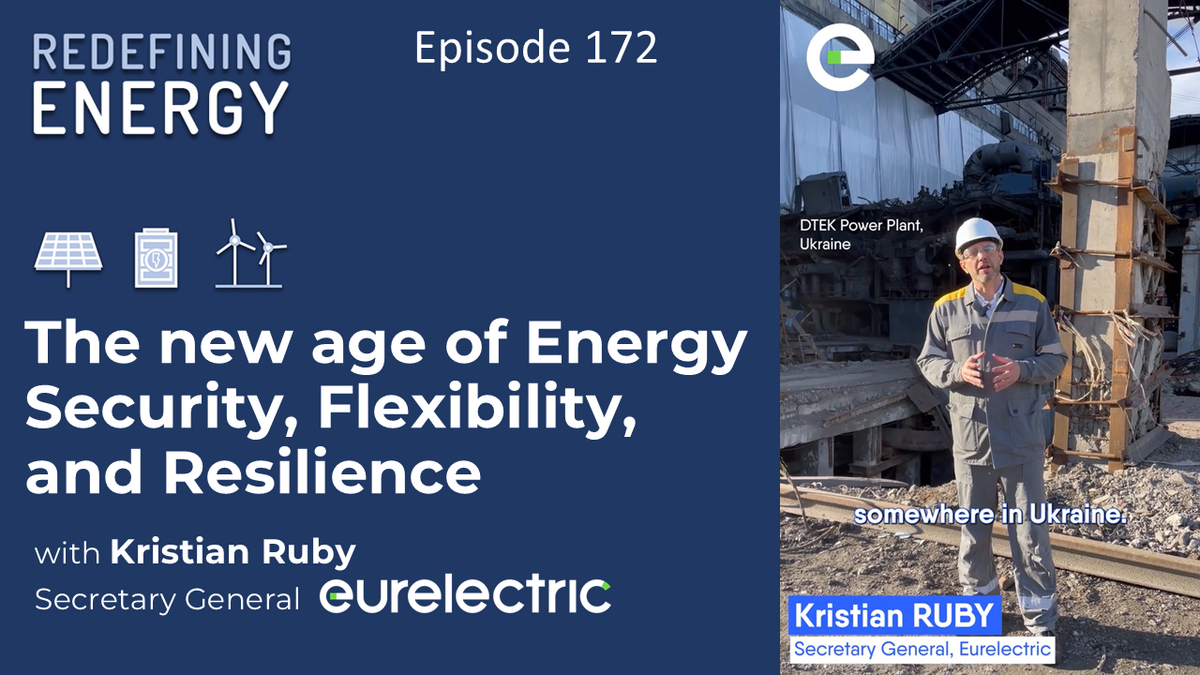 172. The new age of Energy Security, Flexibility, and Resilience - Redefining Energy podcast