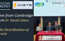 174. Live from Cambridge – Laurent and Gerard with David Cebon on Electrifying trucks - Redefining Energy