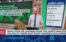 Jim Cramer shares 4 lessons learned from Trump tariff turmoil