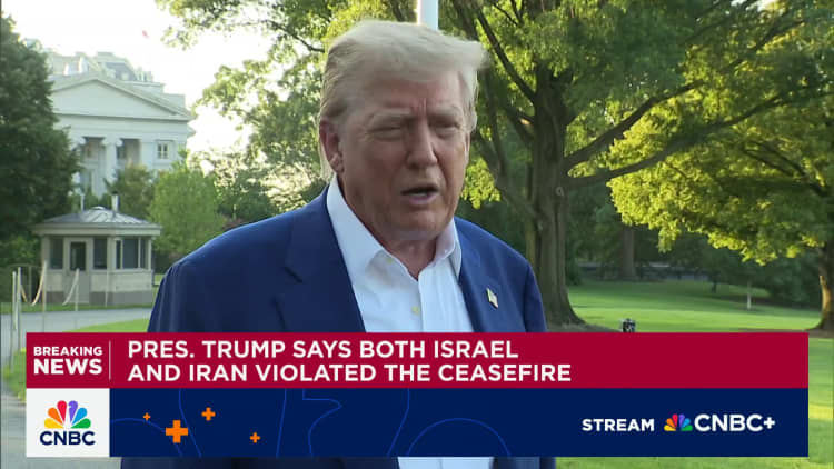 Oil prices fall more than 5% after Trump says China can continue buying oil from Iran