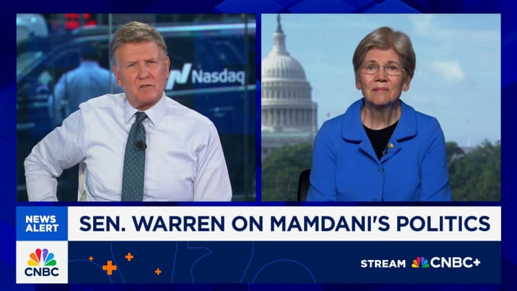 Sen. Warren on Zohran Mamdani: He's willing to try new ideas to bring down costs for New Yorkers