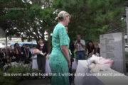Ceremony held in Nagasaki, Japan to honor WWII Dutch POWs who were held under harsh conditions