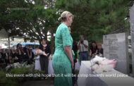 Ceremony held in Nagasaki, Japan to honor WWII Dutch POWs who were held under harsh conditions