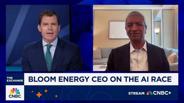 Bloom Energy soars more than 25% on deal with Brookfield to put fuel cells in AI data centers