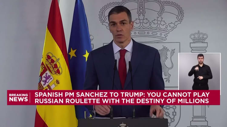 Spain's Sanchez says Middle East crisis is a 'disaster'