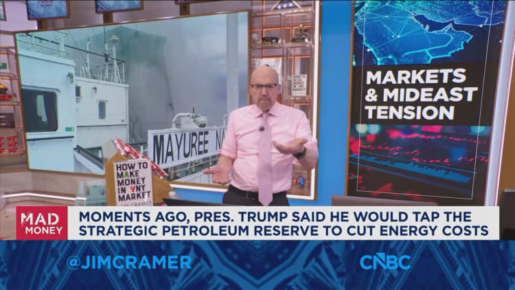 I don't see an off ramp for the war in Iran, says Jim Cramer