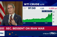 U.S. is allowing Iranian oil tankers through Strait of Hormuz, says Bessent