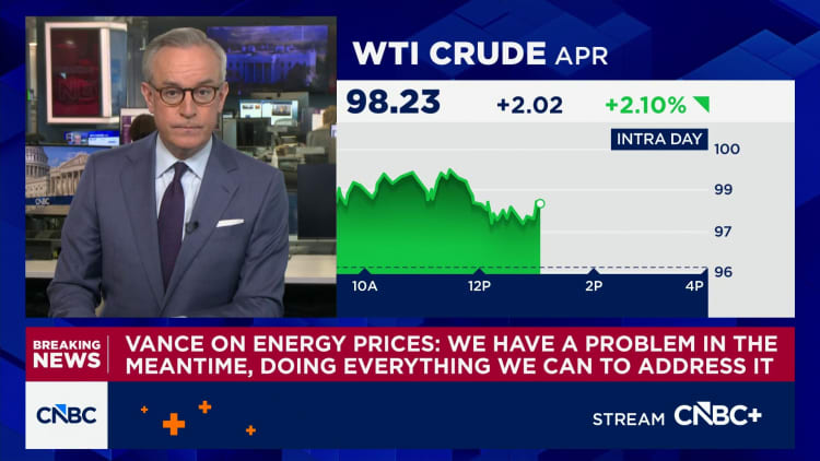 Vice President Vance to meet with oil industry as White House plans more actions to address fuel prices