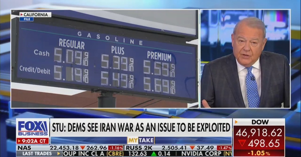 ‘Houston, We Have a Problem’: Fox’s Varney Declares Iran War ‘Not Going That Well’ as Oil Prices Rise