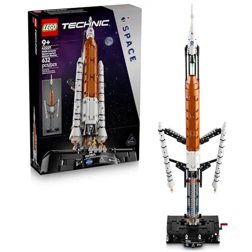 Lego Technic Nasa Artemis Space Launch System Rocket Building Toy for Boys & Girls - Stem Learning & Space Toy W/3-Stage Launch Function for Kids, Ages 9+ - Idea for Birthdays - 42221