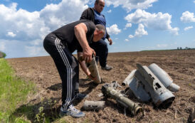 Ukrainian drone attack triggers fire at a Russian oil terminal