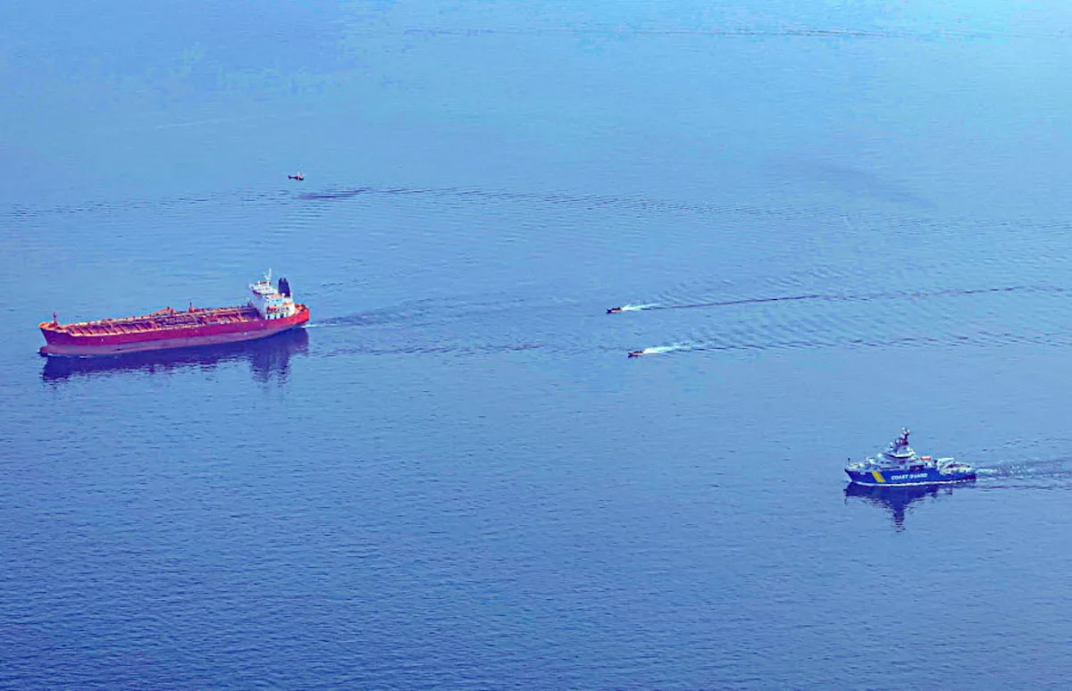 Sweden detains sanctioned oil tanker believed to be linked to Russia's shadow fleet