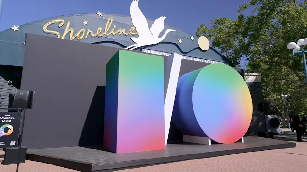 ABC News - PHOTO: Google I/O 2026 signage at the event in Northern California.