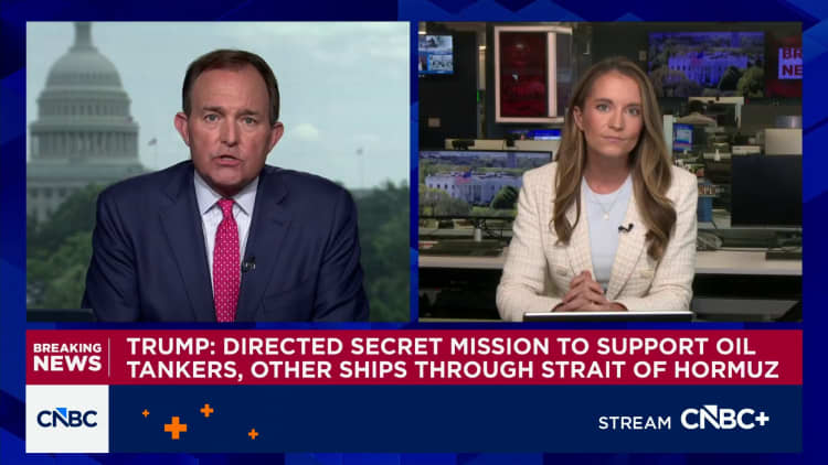 Trump says U.S. secretly moved more than 100 million barrels of oil through Strait of Hormuz