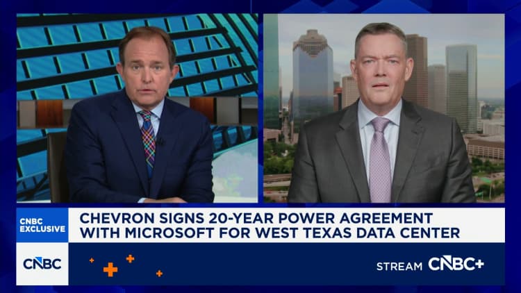 Chevron president on Microsoft data center deal: West Texas can meet power demand
