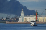Ukrainian drones hit St. Petersburg oil terminal ahead of 'Russian Davos'