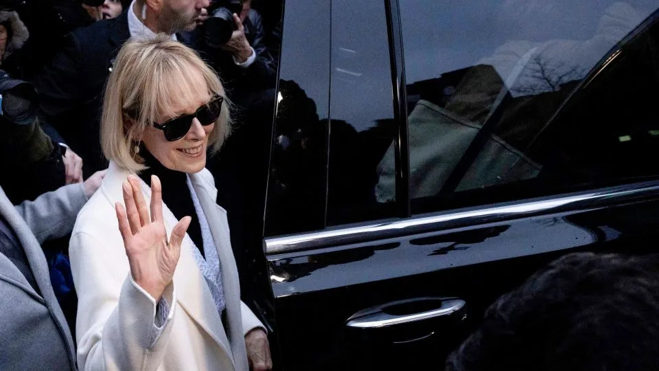 E. Jean Carroll leaves Federal court in January 2024 in New York. - Yuki Iwamura/AP/File