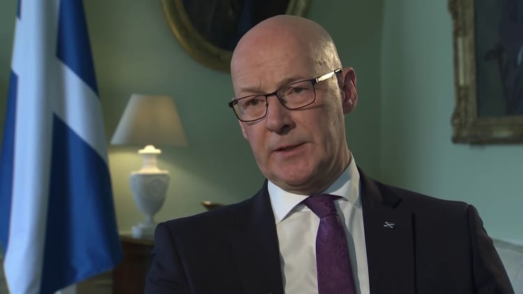 Watch CNBC's full interview with Scotland's first minister, John Swinney
