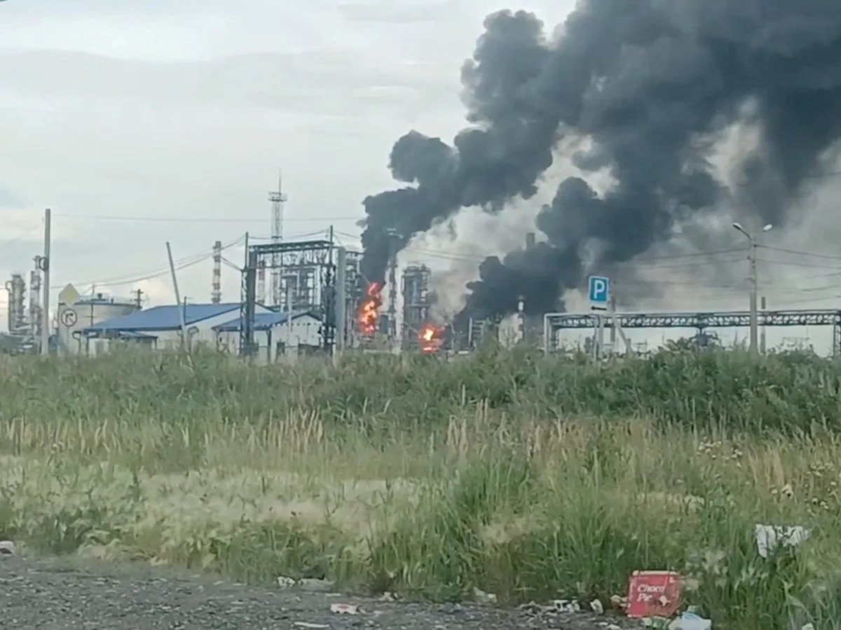 Ukrainian drones flew all the way to Siberia to strike Russia's largest oil refinery