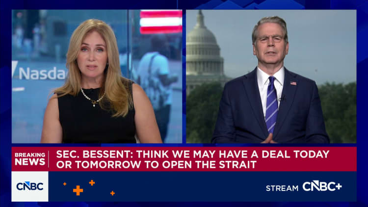 Oil prices tumble after Bessent says Strait of Hormuz deal may come this week