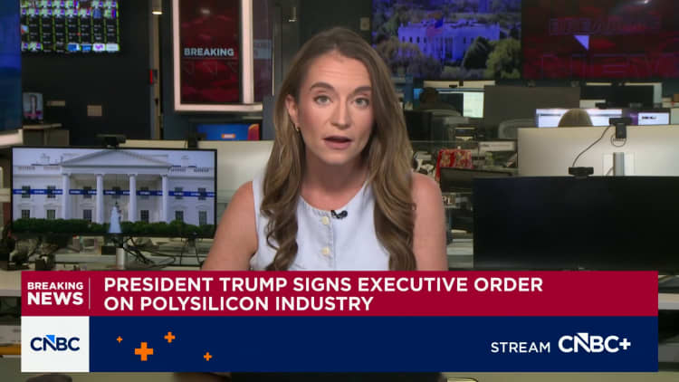 Solar stocks shine after Trump extends China tariffs to polysilicon products