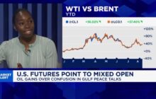 S&P 500 closes little changed as oil rises on Iran uncertainty, Intel leads chips lower