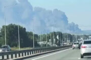 Ukraine says major Russian oil refinery and airfield hit, as Moscow reports eight deaths
