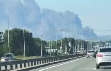 Ukraine says major Russian oil refinery and airfield hit, as Moscow reports eight deaths