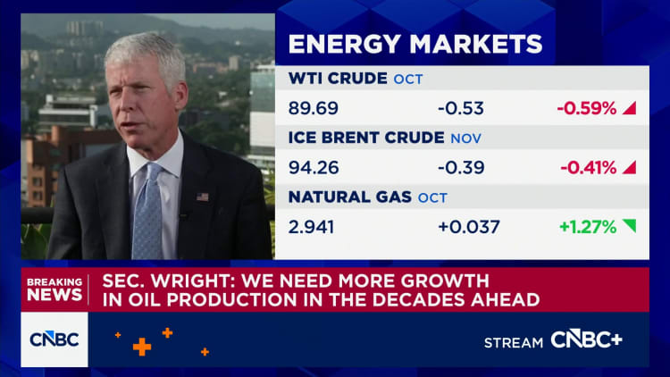 Energy Secretary Chris Wright tells CNBC more than 17 million barrels of oil transited Hormuz on Monday