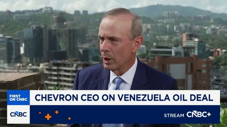 Chevron CEO Mike Wirth: Additional production in Venezuela will not compete with U.S. production