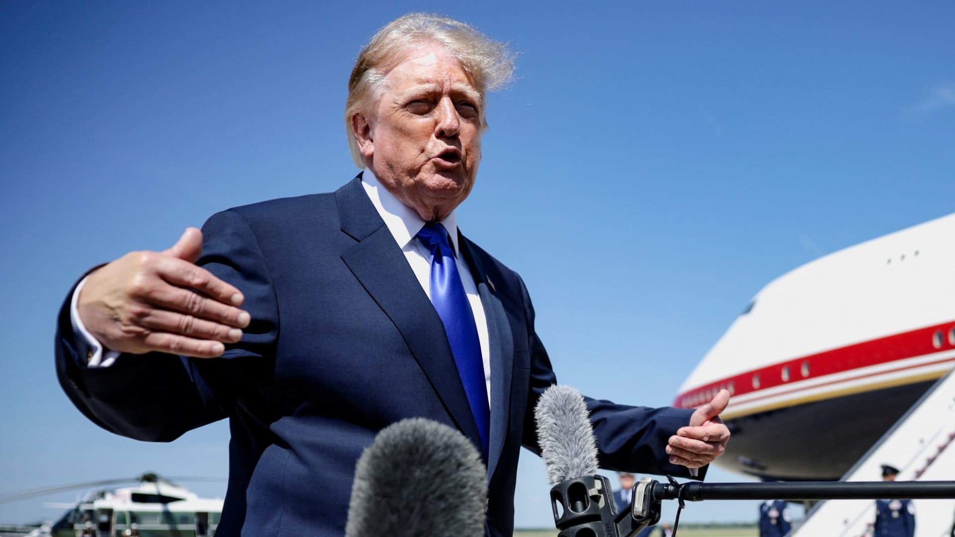 Trump says oil and gas prices won't fall until 'right after' midterm election