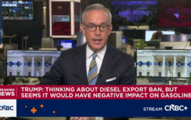 Trump 'thinking about' diesel export ban, but says it could have 'negative impact' on gasoline