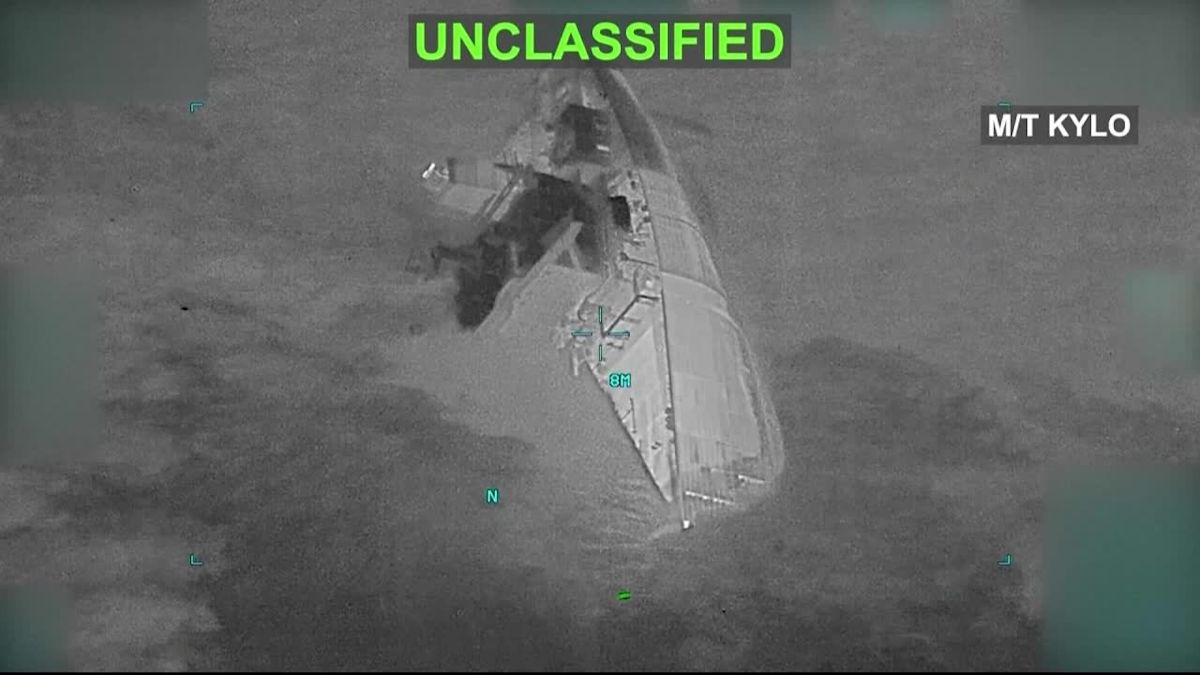 US military says it destroyed 5 more Iranian oil tankers after missile attacks on Navy warship