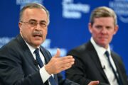 Saudi Aramco chief says replenishing global oil stockpiles could take two years
